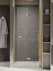 NEW TRENDY Drzwi wnękowe New Soleo Light Gold, pojedyncze, składane prawe 90x195 D-0465A